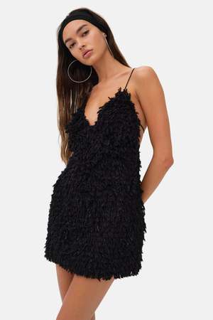 black and blue dress 2015 Faithfull | Women's Sophia Mini Dress Black main image 0