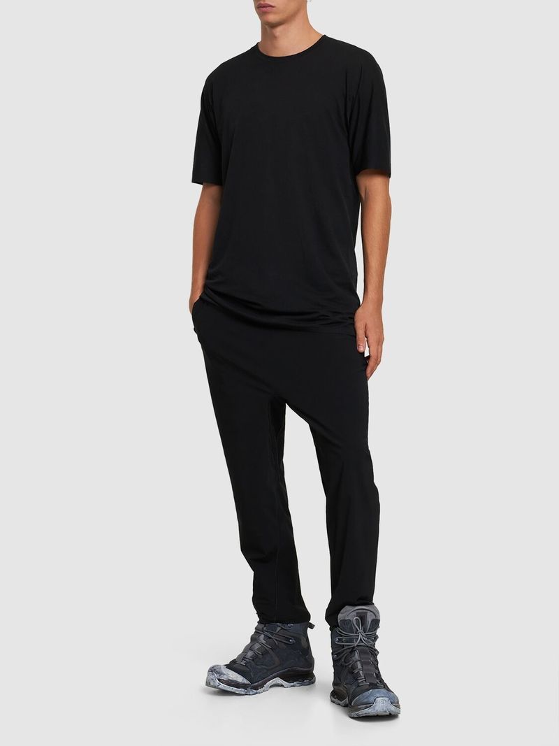 【関税込み】11 by Boris Bidjan Saberi Tシャツ 11 By BBS Boris Bidjan Saberi Embroidered Logo White T-Shirt