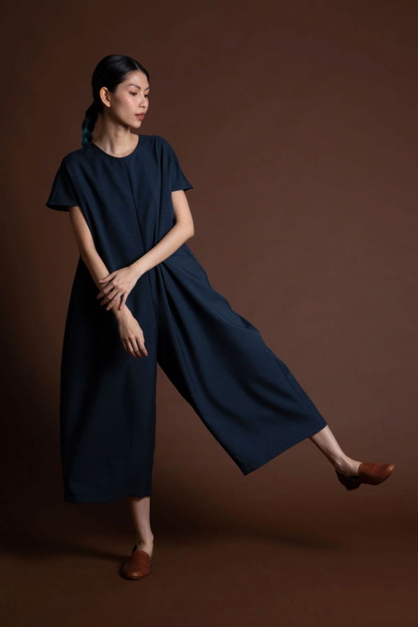 KAAREM Dahlia Onesie - Dark Blue