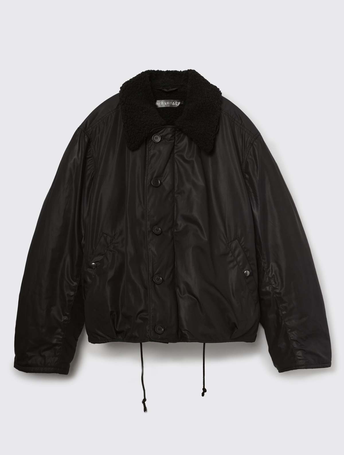 Our Legacy Wax Mirage Tech Grizzly Jacket - Black | Garmentory
