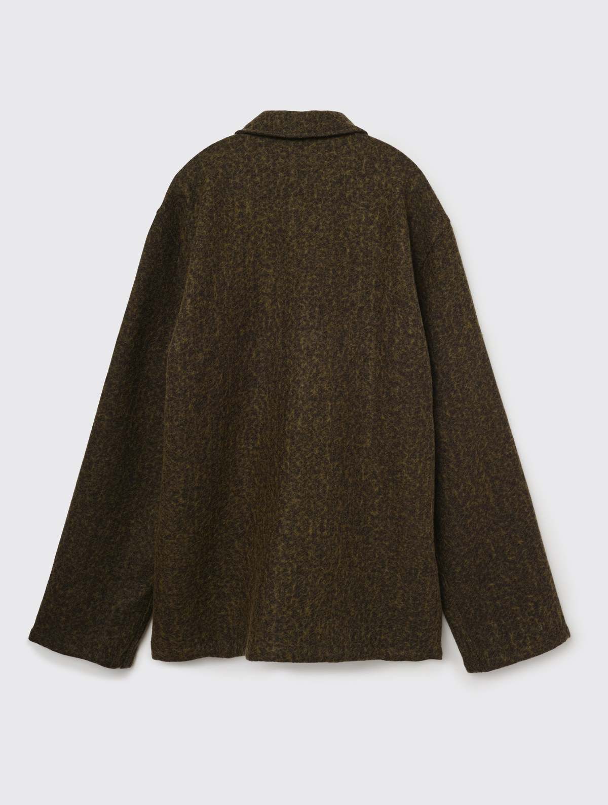 Our Legacy Haven Fuzz Wool Jacket Black/Moss Garmentory