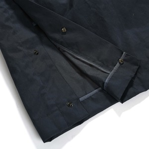 Engineered Garments Storm Coat - Dark Navy PC Coated Cloth