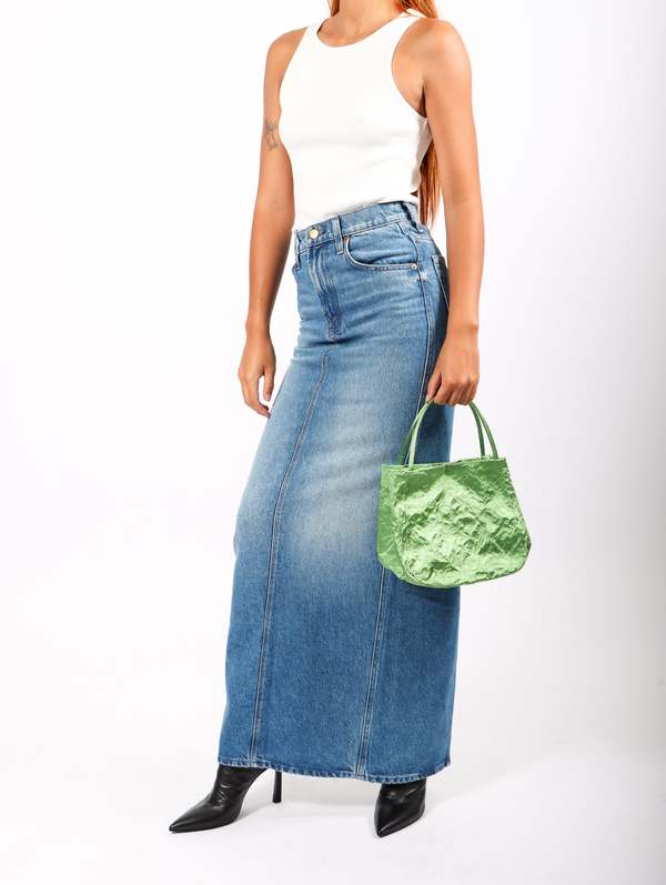 【Zilla】希少品　ジラ Vicky Bag サテン メタリック　ロンハーマン Zilla Bags Vicky Medium Bag - Linden Satin | Garmentory