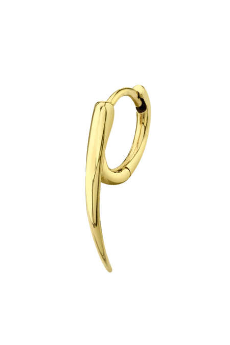 Gabriela Artigas 14K Gold Mini Rising Tusk Pair Earrings