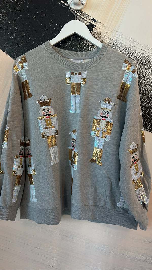 Queen of Sparkles Sweatshirt Gold Nutcracker Garmentory