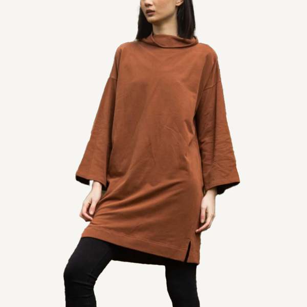 princess polly baby blue dress Espresso Martini Sweater Dress in Mocha – Impressions Online Boutique main image 1