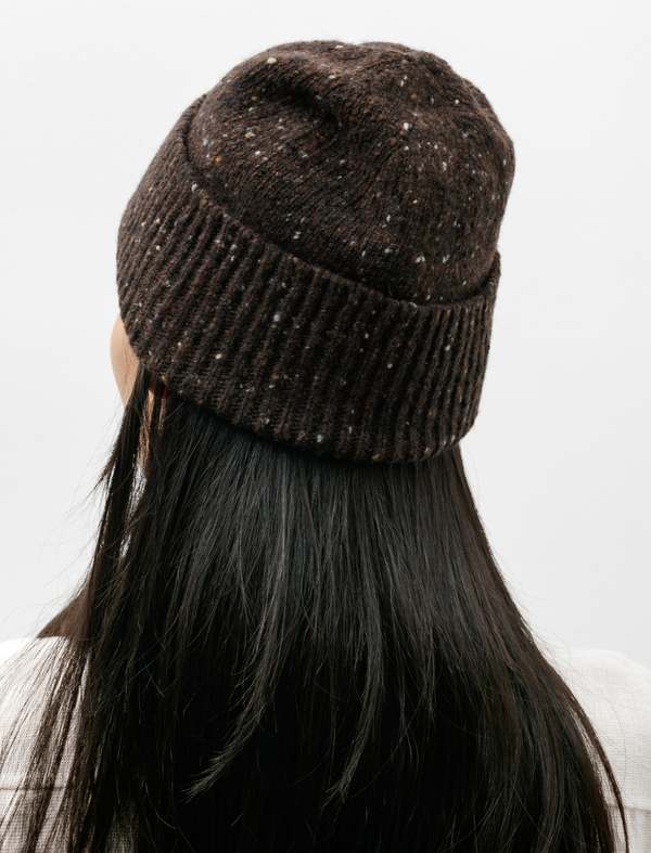 Margaret Howell Soft Donegal Chunky Beanie - Earth | Garmentory
