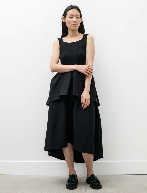 CFCL Pottery Cupro Sleeveless Top - Black | Garmentory