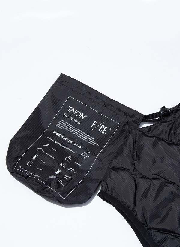ジャケット・アウター TAION BY F/CE. PACKABLE DOWN VEST TAION-Military-Zip-V-Neck-Down