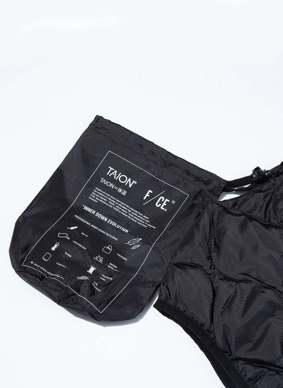 F/CE.® TAION BY F/CE. PACKABLE DOWN VEST - BLACK | Garmentory