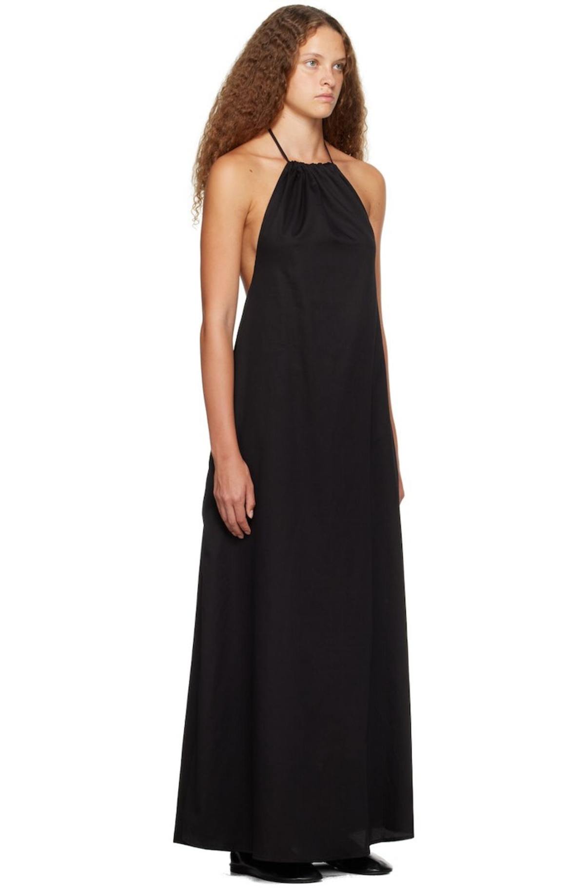 Leset Yoko Maxi Dress - Black | Garmentory