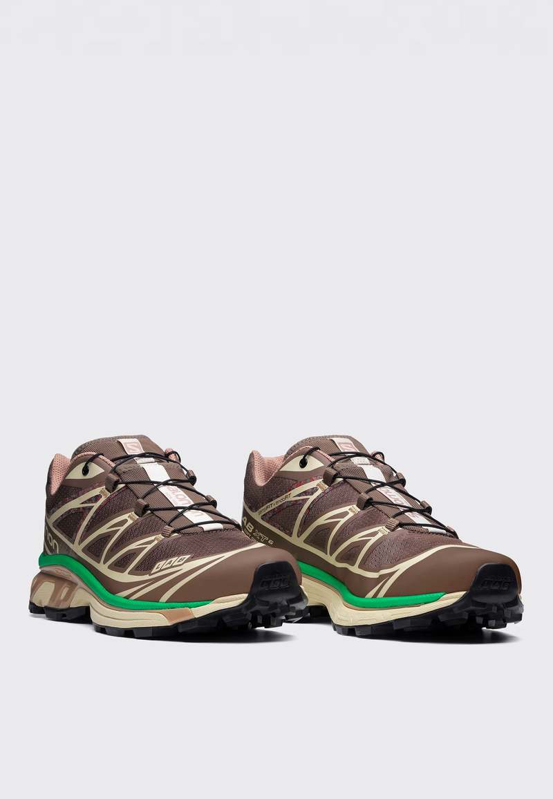 【サロモン】Salomon XT-6 Mindful 2 Falcon Almond Milk Salomon XT-6 Mindful 2 - Falcon / Almond Milk / Bright Green