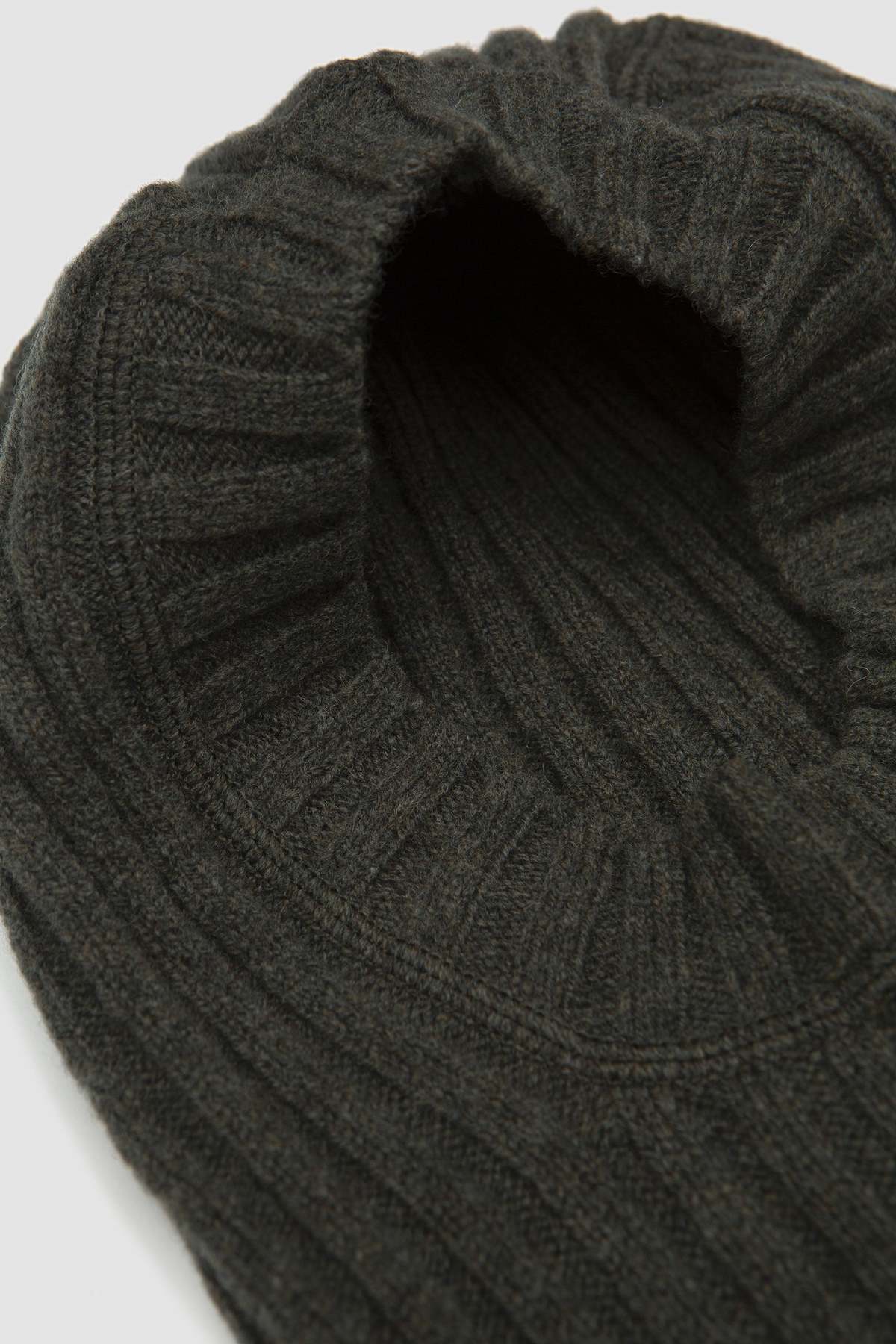 Margaret Howell Ribbed Balaclava - Seaweed | Garmentory
