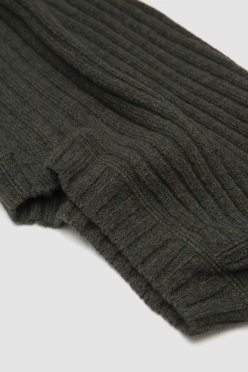 Margaret Howell Ribbed Balaclava - Seaweed | Garmentory