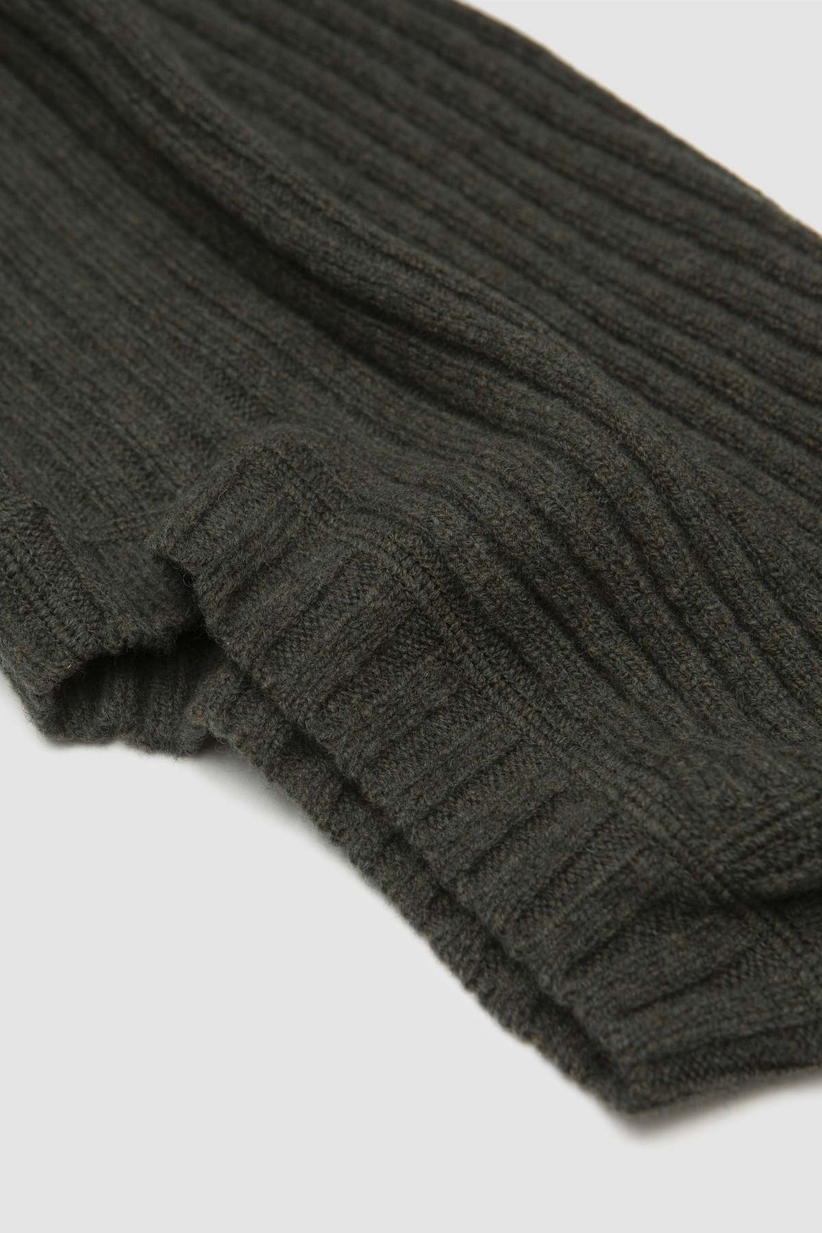 Margaret Howell Ribbed Balaclava - Seaweed | Garmentory