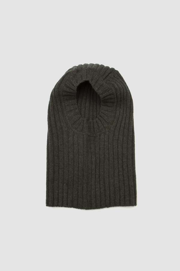 Margaret Howell Ribbed Balaclava - Seaweed | Garmentory