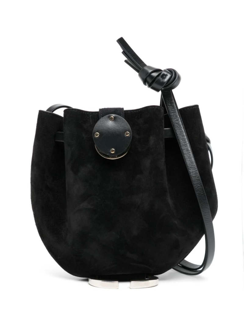 ■OVHEE■ Chloe Suede BagBlack P00000PN OVHEE】Chloe Suede Leather Bag (OVHEE/ハンドバッグ