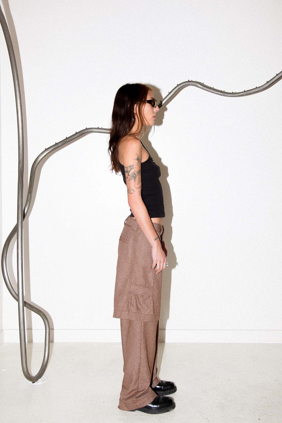 KkCo Double Trouser - Tobacco - Image 3 of 7