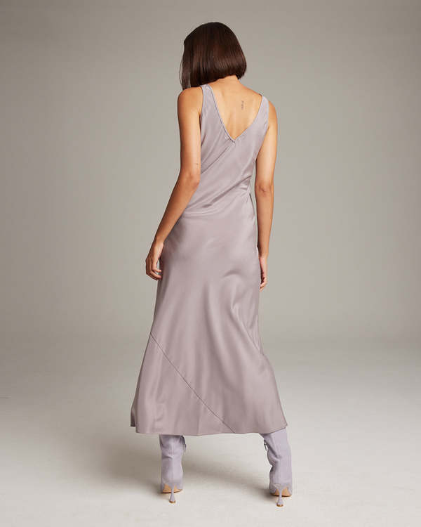 VOZ Double V Slip Dress - Light Lavender