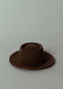 Albertus Swanepoel Putty Sueded Gaucho Hat - Brown - Thumbnail 2