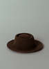 Albertus Swanepoel Putty Sueded Gaucho Hat - Brown - Thumbnail 3