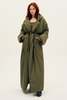 Norma Kamali Hooded Sleeping Bag to Floor Coat - Military - Thumbnail 2