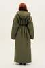 Norma Kamali Hooded Sleeping Bag to Floor Coat - Military - Thumbnail 5
