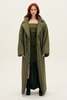 Norma Kamali Hooded Sleeping Bag to Floor Coat - Military - Thumbnail 6