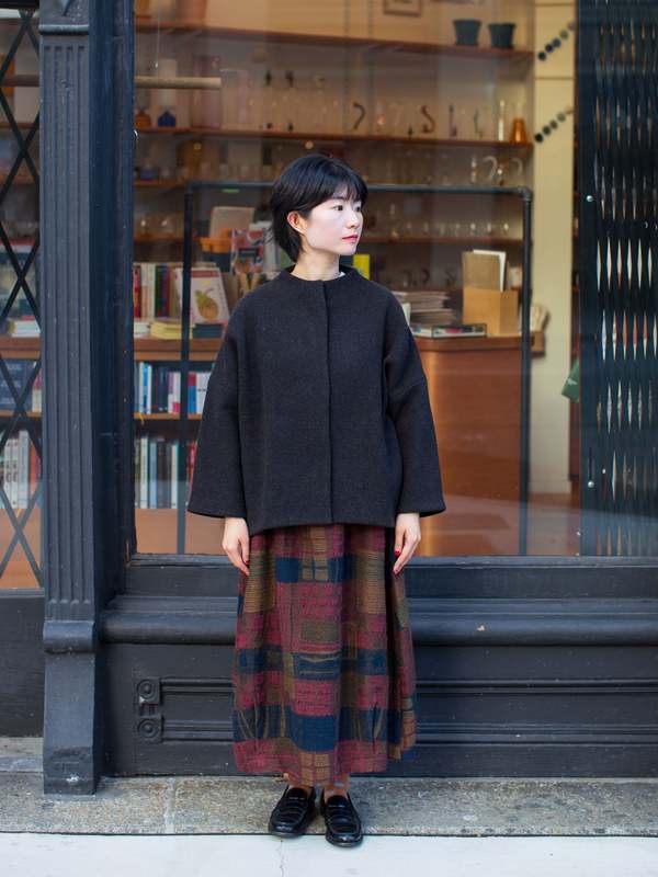 Evam Eva Long Tweed Coat