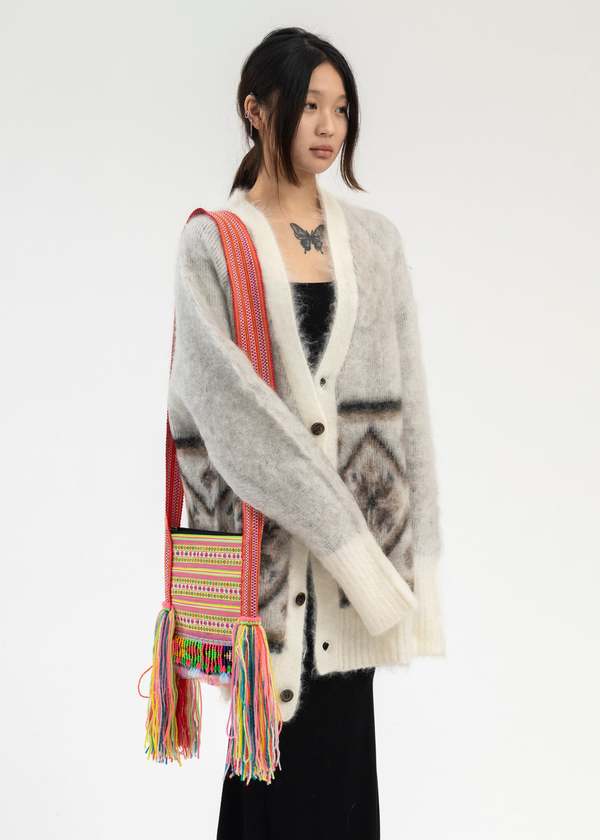 Unisex ATM RAINBOW Handmade Crochet BAG - Multi