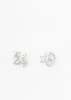 DEPARTMENT Rhinestone And Pearl LAI DIAN Earring - White Gold - Thumbnail 5