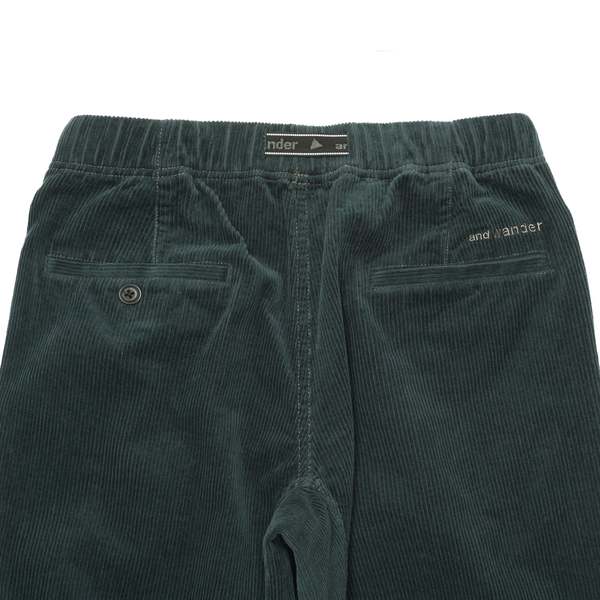 and wander CORDUROY PANTS - BLUE GREEN | Garmentory