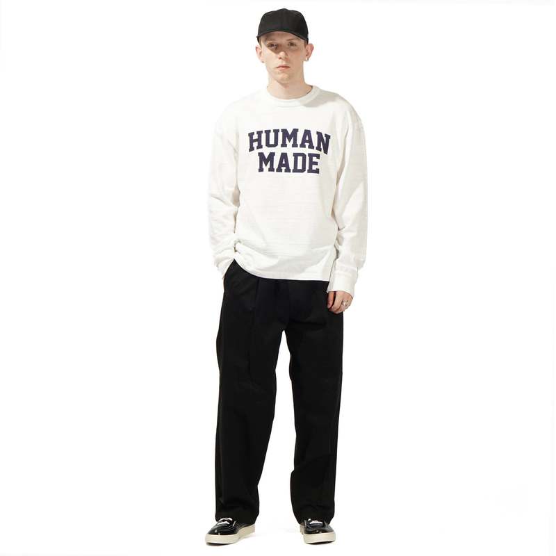 Human Made GRAPHIC L/S T-SHIRT - WHITE | Garmentory