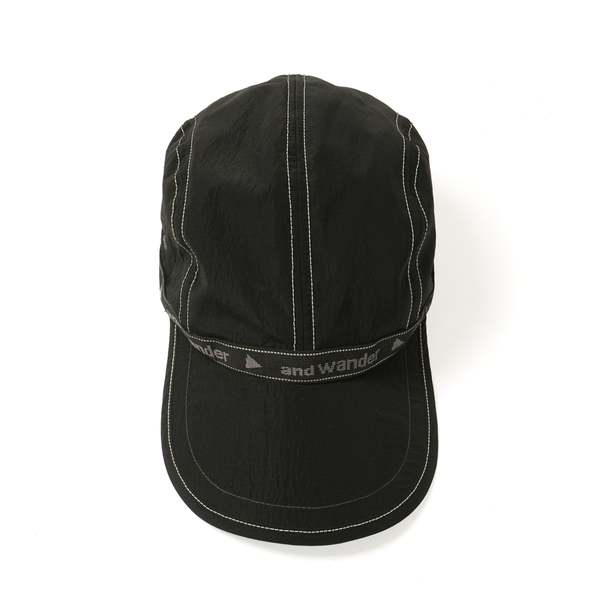 and wander JQ TAPE CAP - BLACK | Garmentory