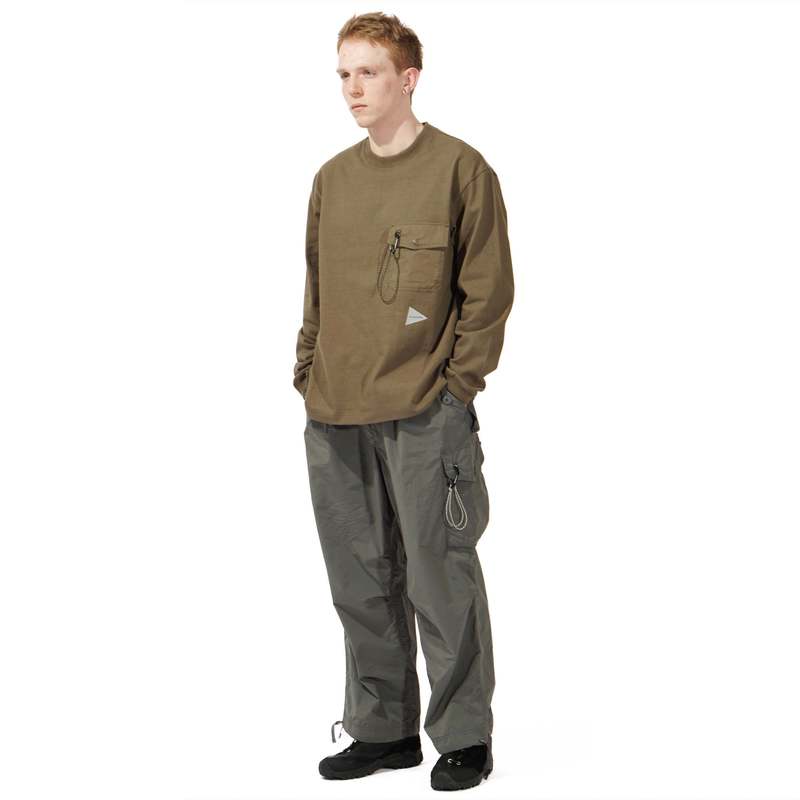 and wander OVERSIZED CARGO PANTS - GRAY | Garmentory