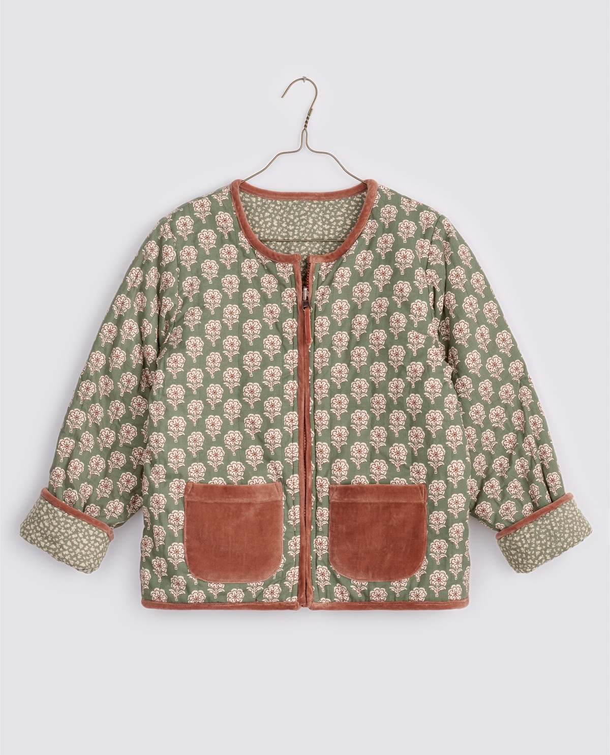 アウター little cotton clothes 2-3y Kids Little Cotton Clothes Reversible Jojo Jacket - Myrtle Floral