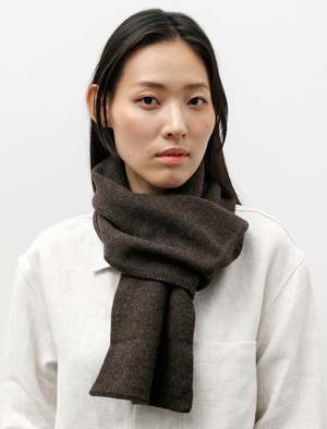Margaret Howell Lambswool Pull Through Scarf - Cocoa | Garmentory