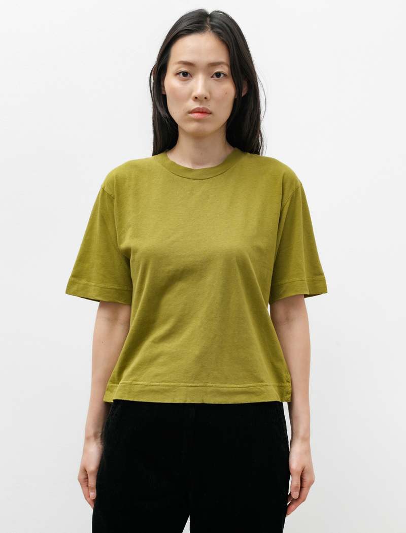 Margaret Howell Cotton Linen Simple T-Shirt - Zest | Garmentory