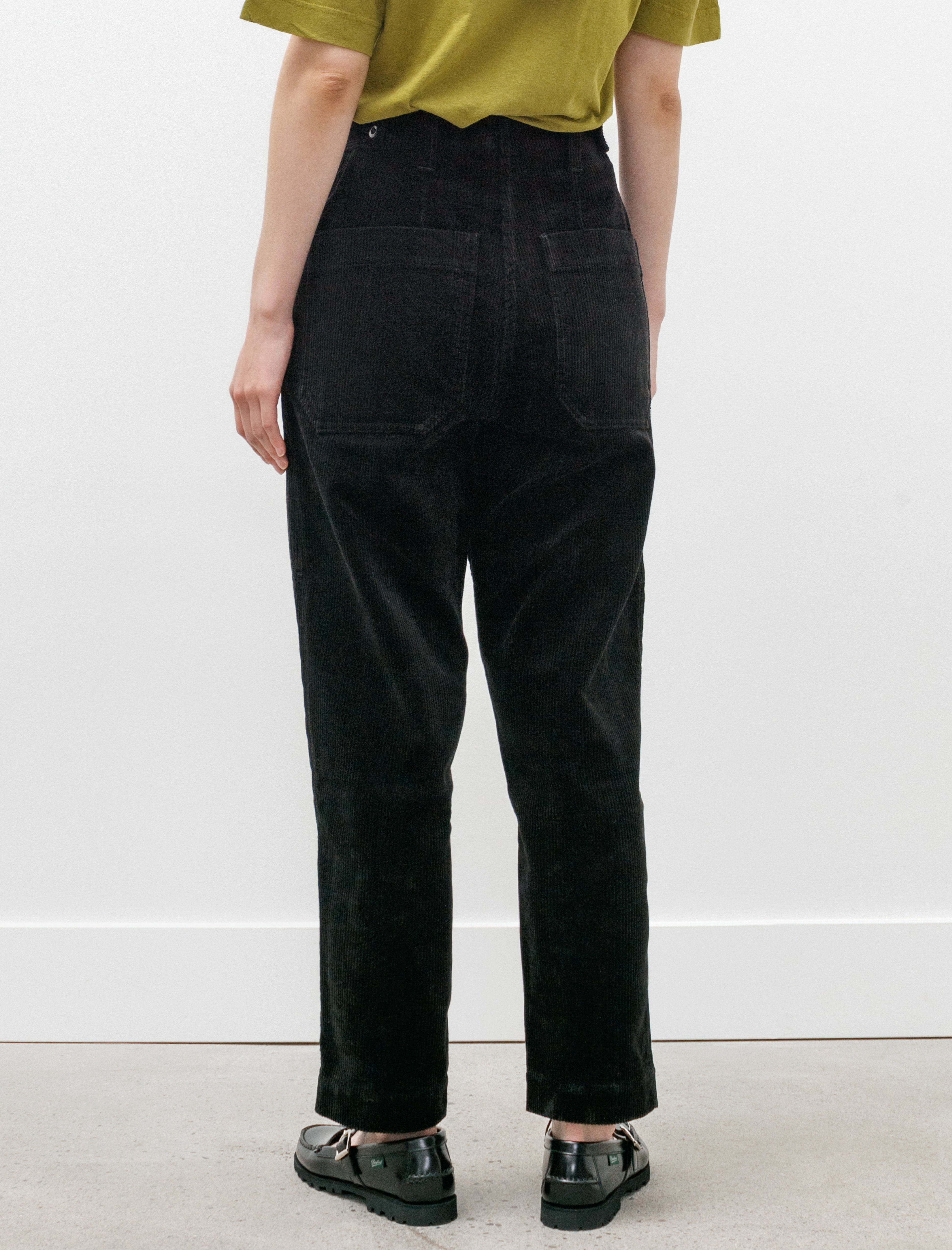 Pantalon Topman Tapered Corduroy Noir Taille 34/32 - Neuf Avec Étiquettes