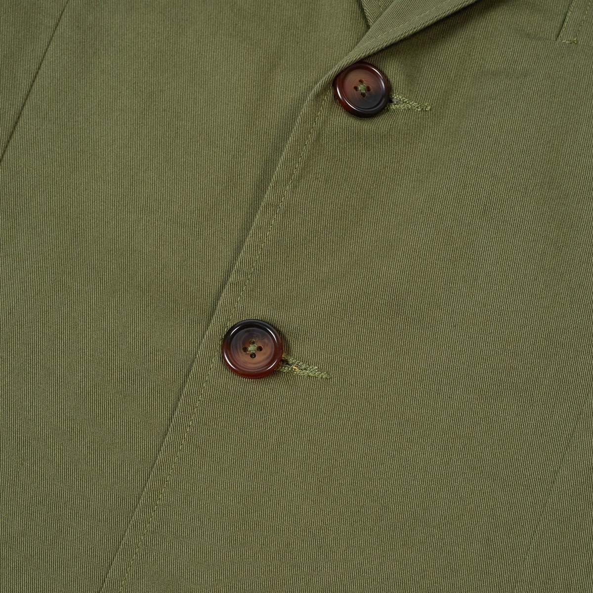 Universal Works Twill London Jacket - Olive - Image 3 of 3
