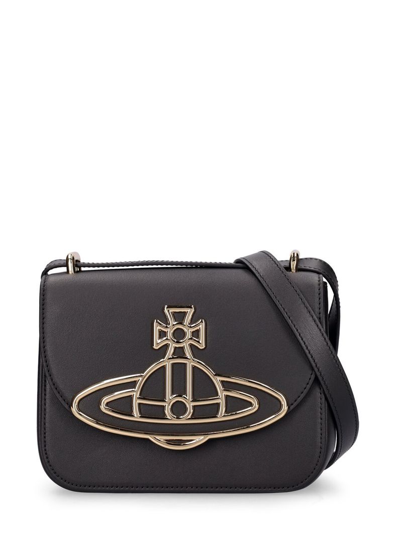 Vivienne Westwood Linda Leather Crossbody Bag - Black | Garmentory
