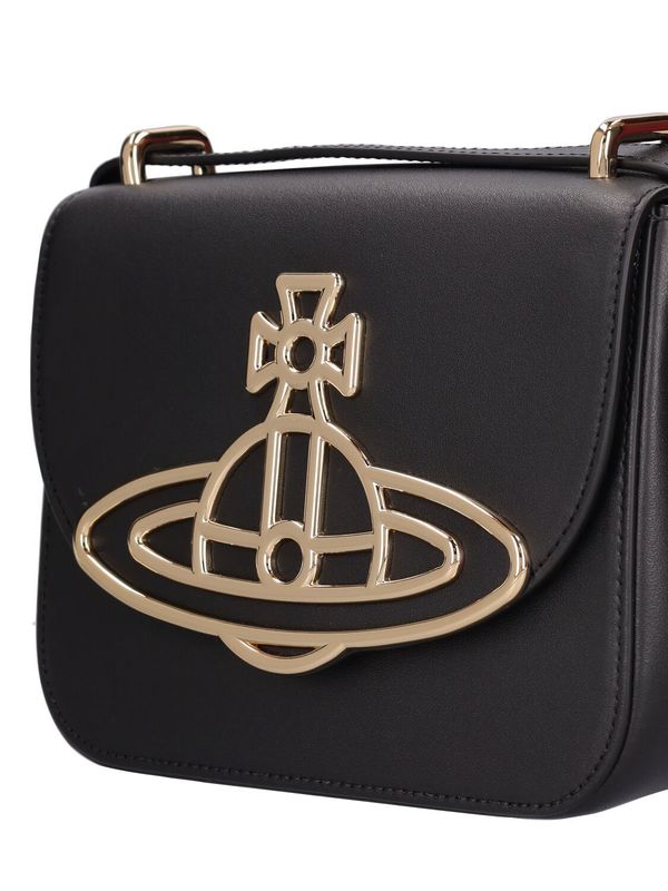 Vivienne Westwood Linda Leather Crossbody Bag - Black | Garmentory