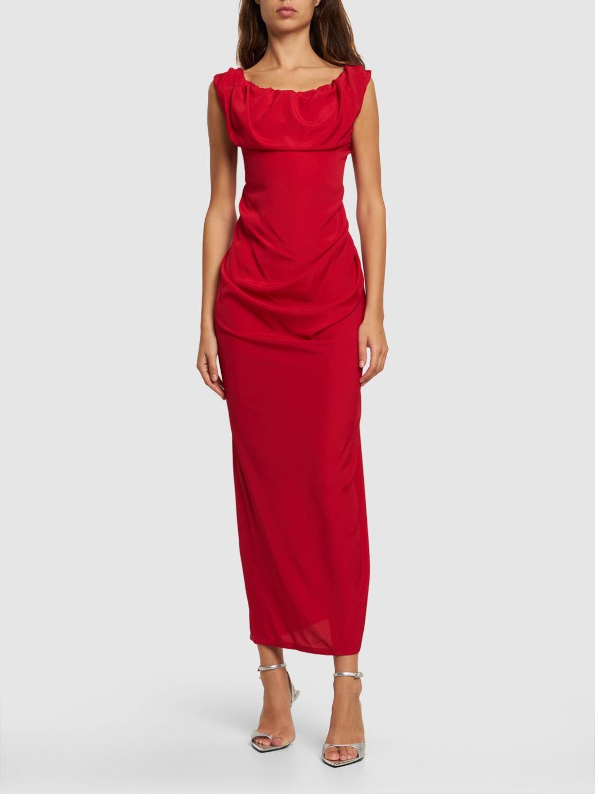 ワンピース Vivienne Westwood Ginnie Pencil Dress Ginnie pencil dress in gold - Vivienne Westwood | Mytheresa