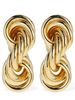 Jil Sander Freedom 1 Stud Earrings - Gold - Thumbnail 3