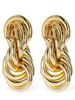 Jil Sander Freedom 1 Stud Earrings - Gold - Thumbnail 4