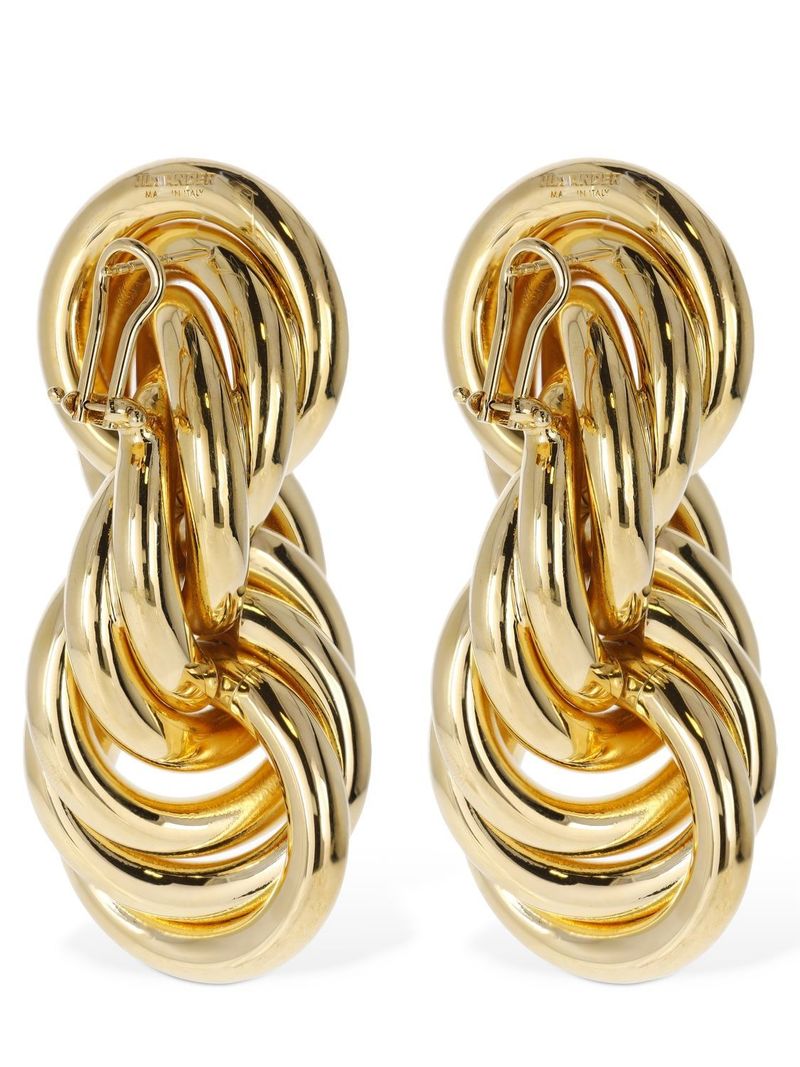 Jil Sander Freedom 1 Stud Earrings - Gold