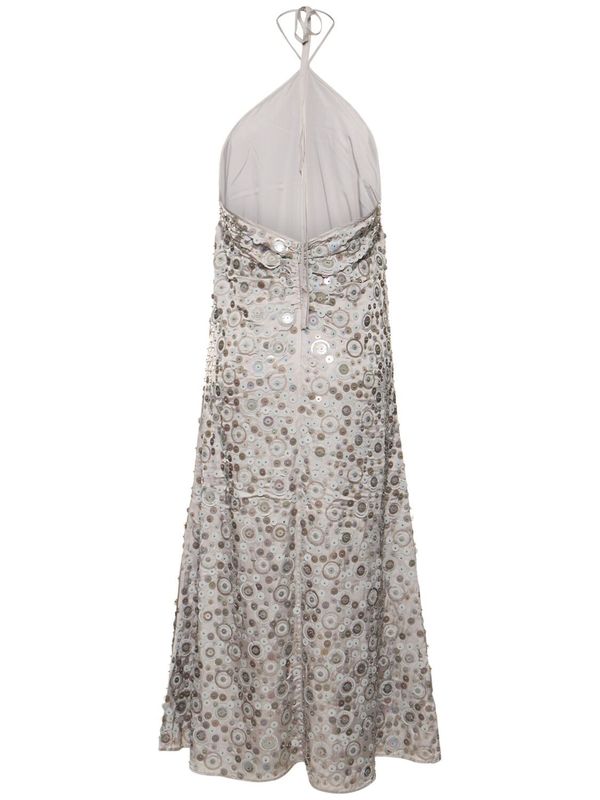 Dax Embellished Jersey Midi Dress | Garmentory