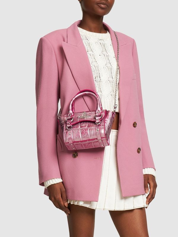 Vivienne Westwood Mini Betty Top Handle Bag - Pink | Garmentory