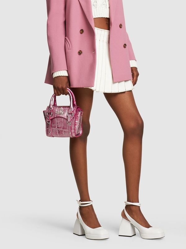 Vivienne Westwood Mini Betty Top Handle Bag - Pink | Garmentory