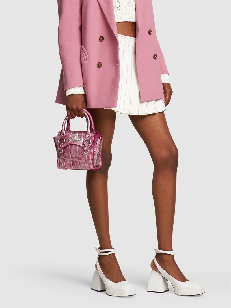 Vivienne Westwood Mini Betty Top Handle Bag - Pink | Garmentory